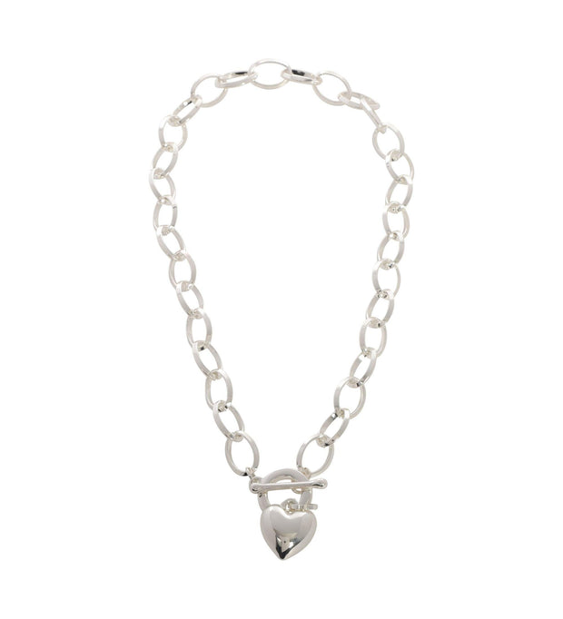MERX Necklace Silver Heart-Watch Us Women Oakville