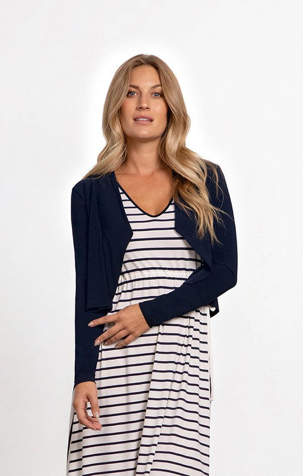 Navy Clip Shrug-Watch Us Women Oakville